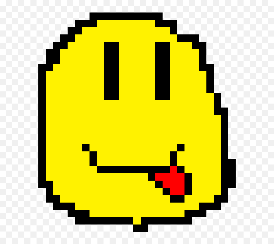 Pixilart - Tongue Emoji By Anonymous Paint Minecraft Pixel Art,Tongue Emoji Png