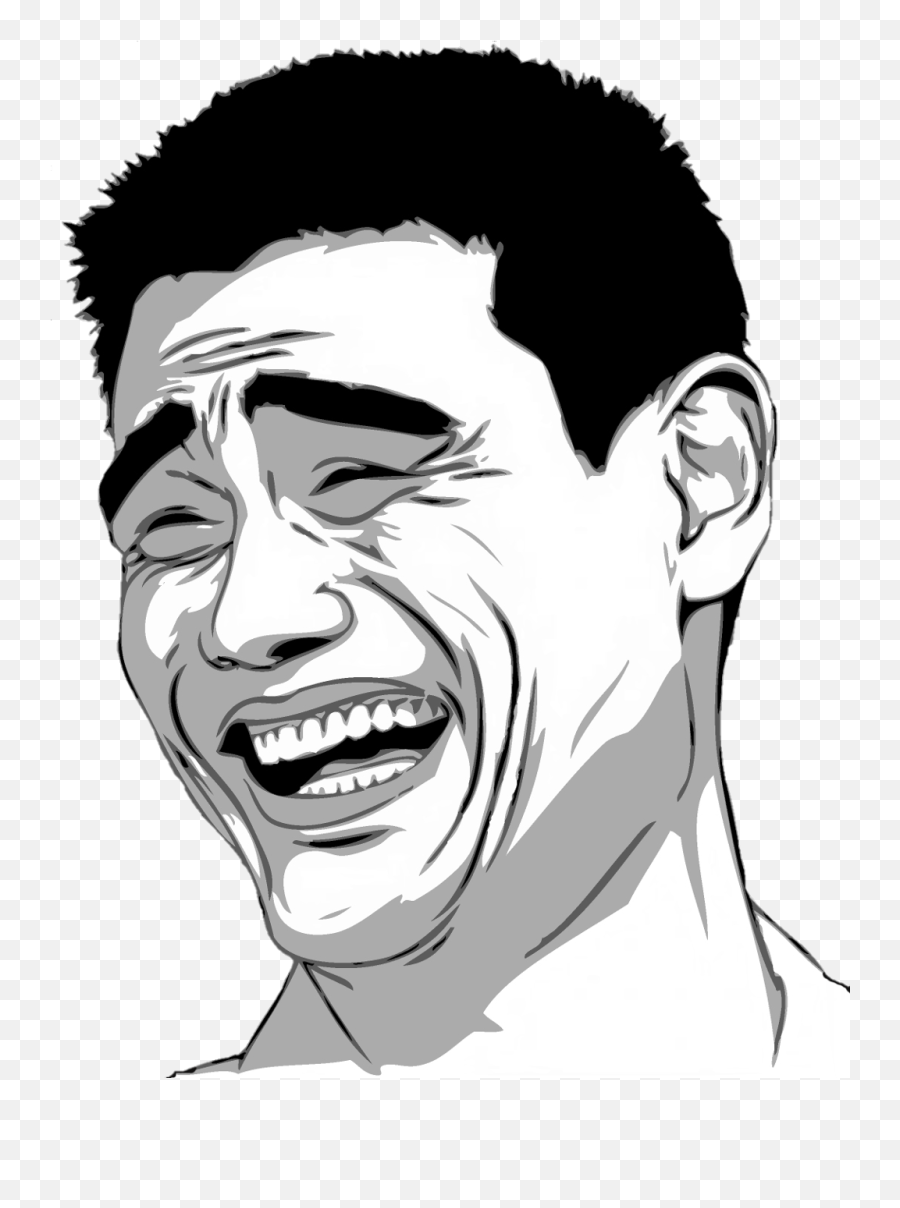 Yao Ming Png - Laughing Meme Face Png 221199 Vippng Yao Ming Meme Hd Emoji,Laughing Face Emoji Meme