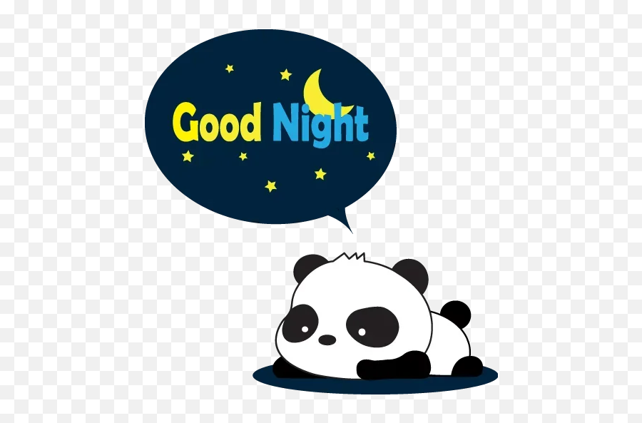 Sticker - Good Night Stickers Telegram Emoji,Good Night Emoticon