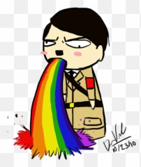 Collection Of Puking Clipart - Rainbow Vomit Emoji