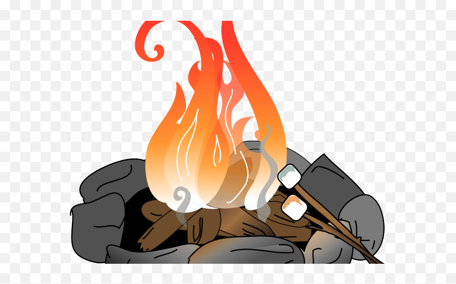 Fire Pit Clipart Free - Fire Pit Clip Art Emoji,Bear Fire Emoji