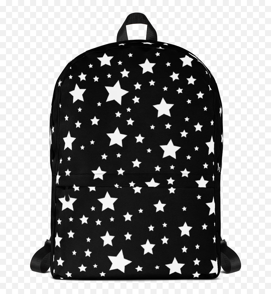White Stars On Black Backpack - Gore Backpack Emoji,White Star Emoji