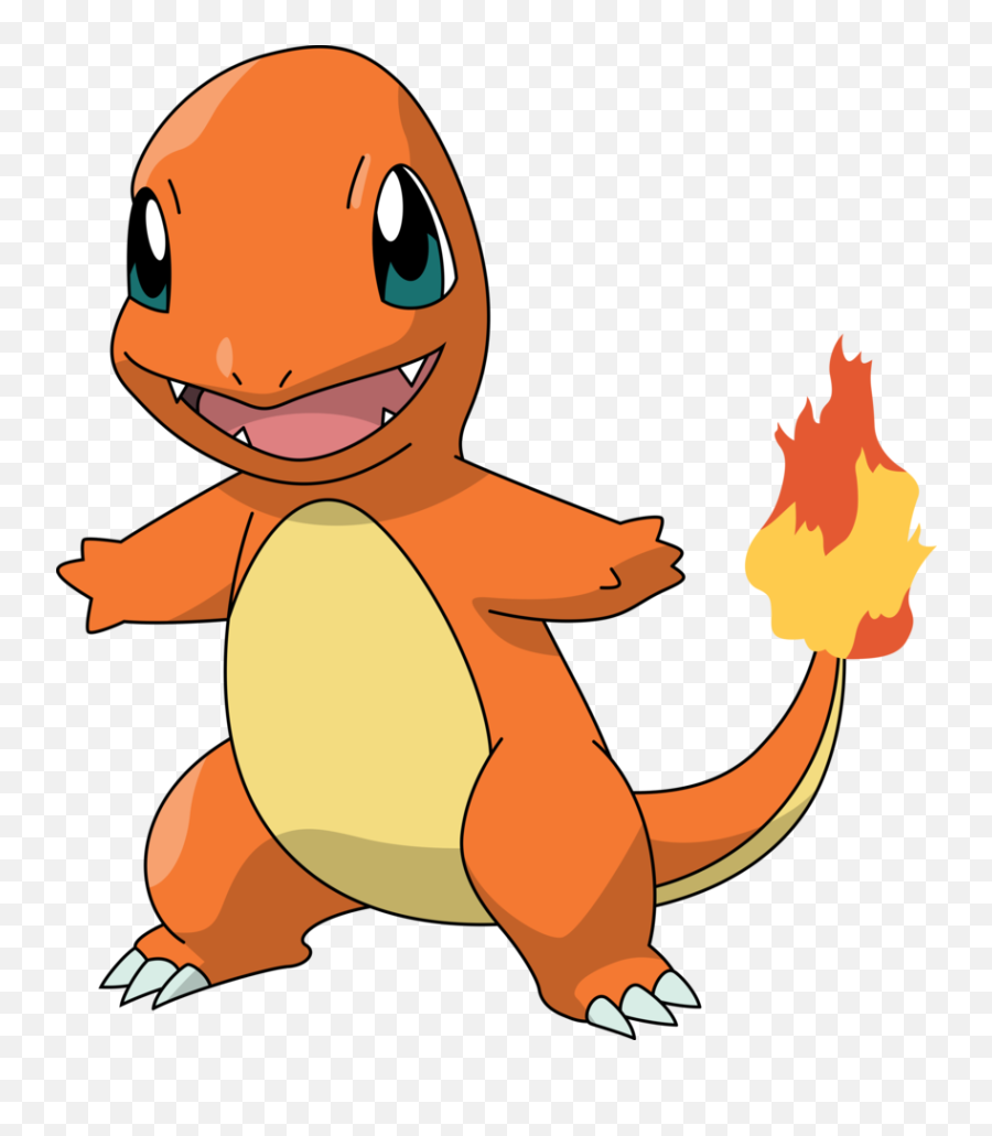 Charmander Pokemon Transparent - Transparent Background Charmander Clipart Emoji,Pikachu Emoji