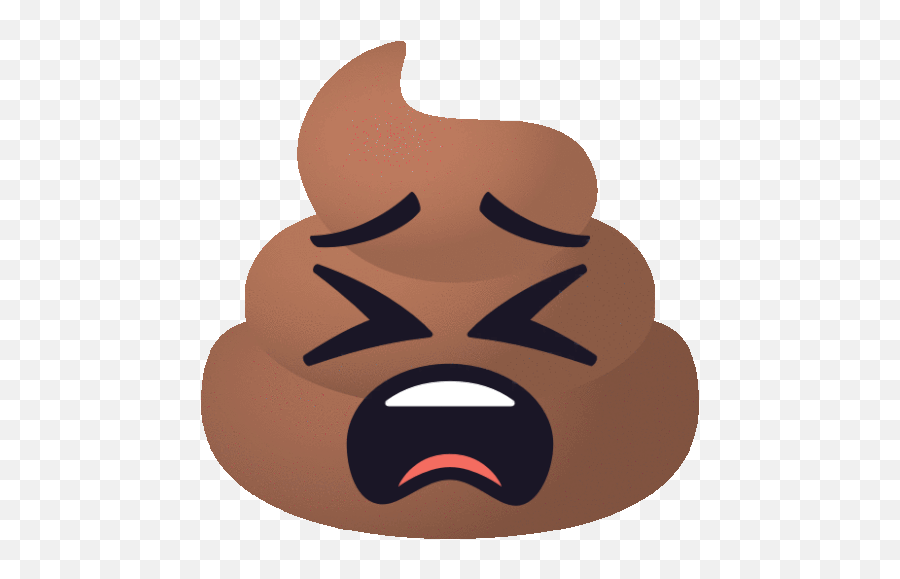 Tired Pile Of Poo Gif - Laughing Pile Of Poo Emoji,Peach Emoji Hat