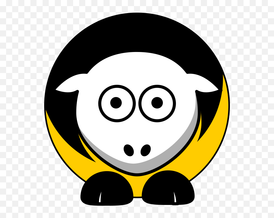 Sheep - Long Beach State 49ers Team Colors College Dot Emoji,Sheep Emoticon