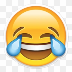 emoji tumblr emoticon emocion Sticker by jdhevsjsj - Crying Laughing Face Emoji Png
