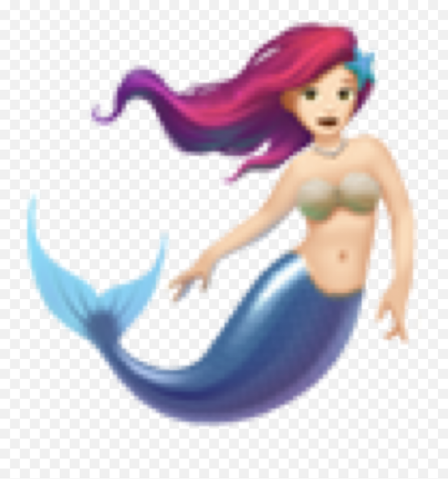 Mermaid Emoji Mermaidemoji Applemoji - Mermaid Emoji,Is There A Mermaid Emoji