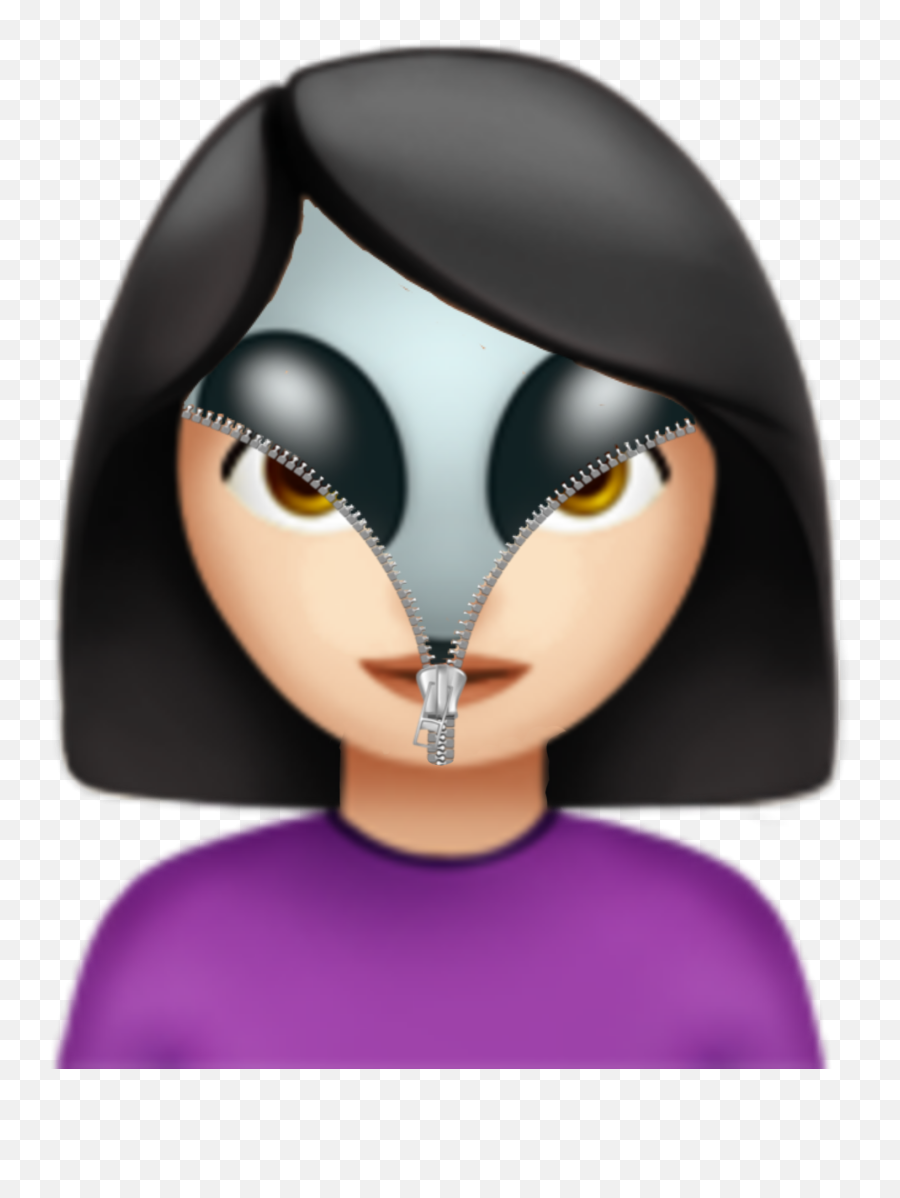 Emojis Girl Alien Extraterrestrial Edgy - Woman Tipping Hand Emoji Png,Edgy Emojis