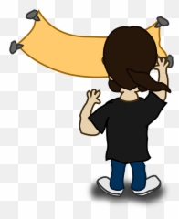 Free Ponytail Girl Images - Cartoon Boy Back Png Emoji,Boxer Emoticon