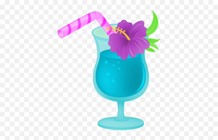 Library Tropical Drinks Png Files - Tropical Drink Clip Art Emoji,Tropical Drink Emoji