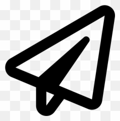 Font Awesome 5 Regular Paper - Fa Icon Plane Emoji