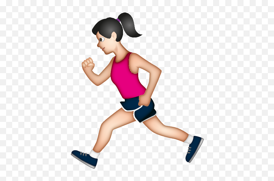 Emoji - Person Running Emoji,Knee Emoji