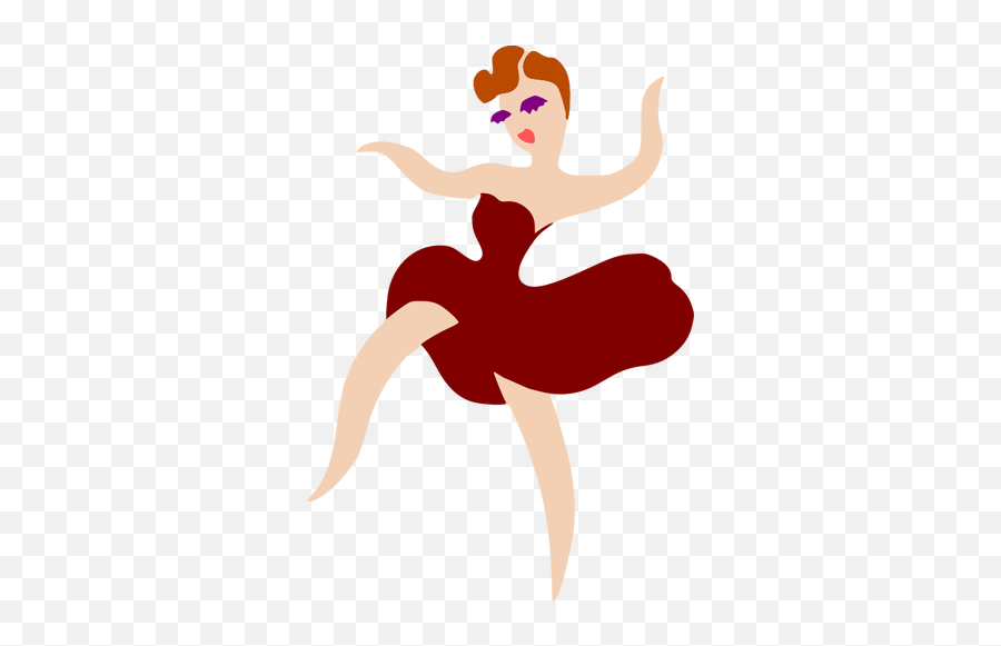 Abstract Dancer Vector Image - Clipart Tänzerin Gratis Emoji,Pole Dancer Emoji