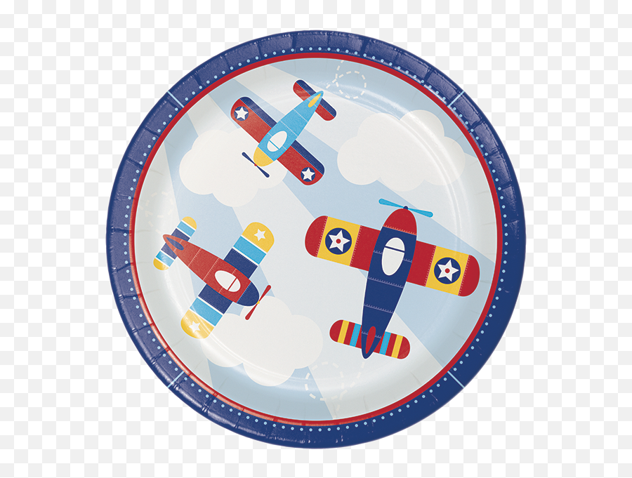 Airplane Birthday Party Supplies Party - Lil Flyer Airplane Emoji,Emoji Horse And Plane