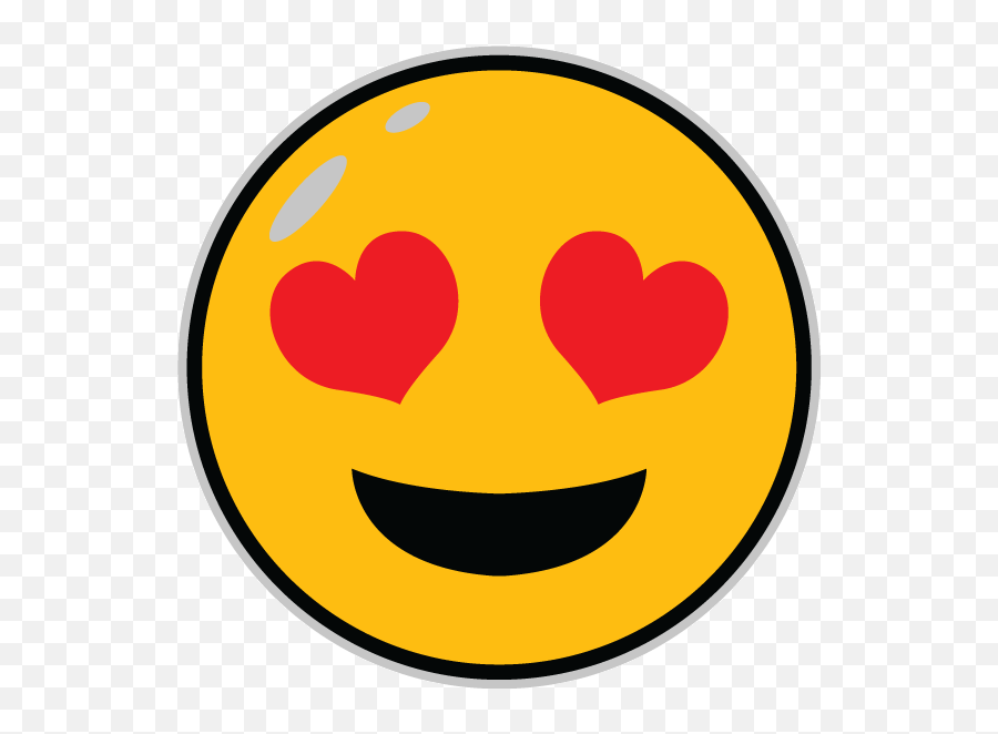 Quick View - Smiley Heart Eye Hd Emoji,Eyeroll Emoji