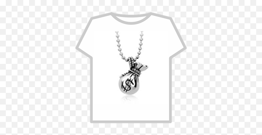 Money Bag Necklaces - Roblox Boob T Shirt Emoji,Moai Emoji