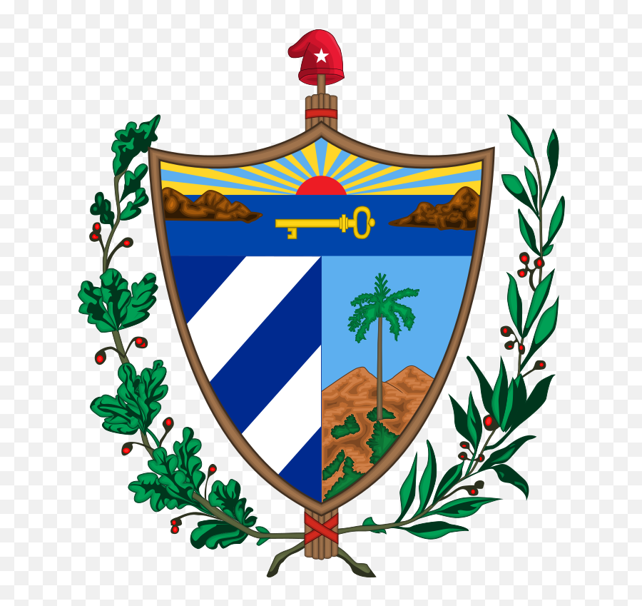 Coat Of Arms Of Cuba - Cuba Coat Of Arms Emoji,Cuban Flag Emoji