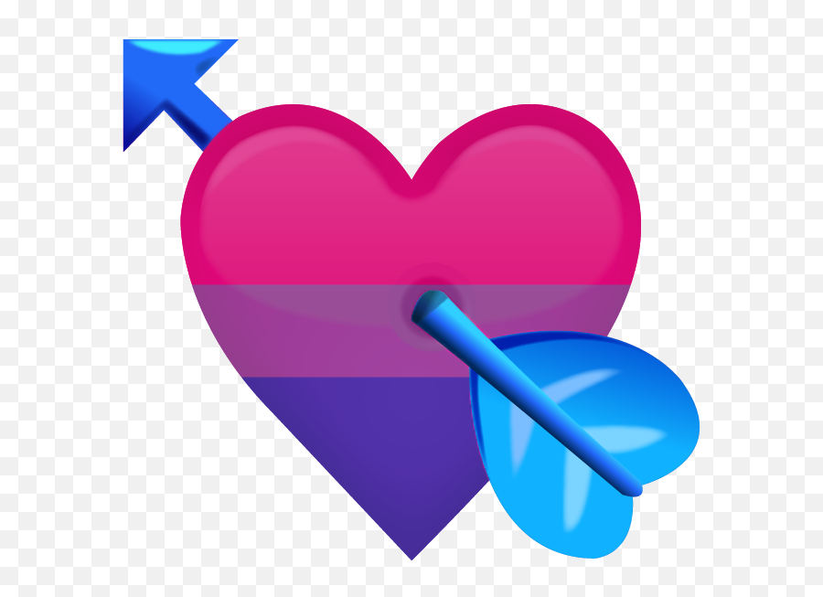 Some Bi Emojis - Emoji Pink Heart Png,Fat Emoji Copy And Paste