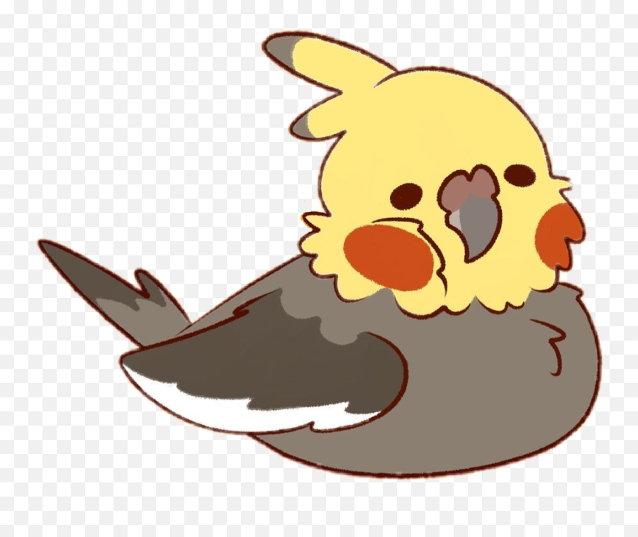 Birds Cockatiel - Cartoon Emoji,Cockatiel Emoji