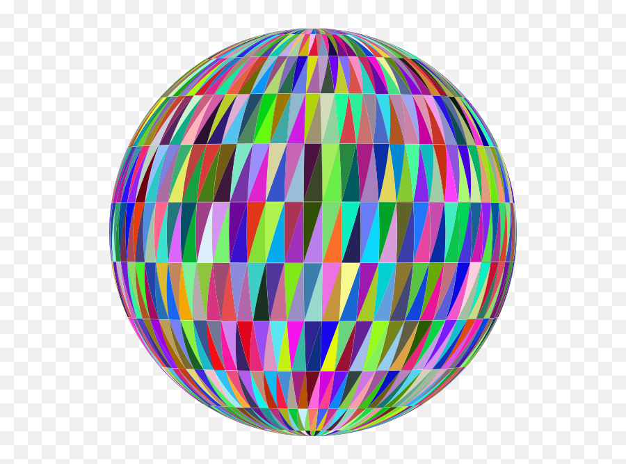 Spherical Shape With Colorful Tiles - Circle Emoji,Bass Clef Emoji