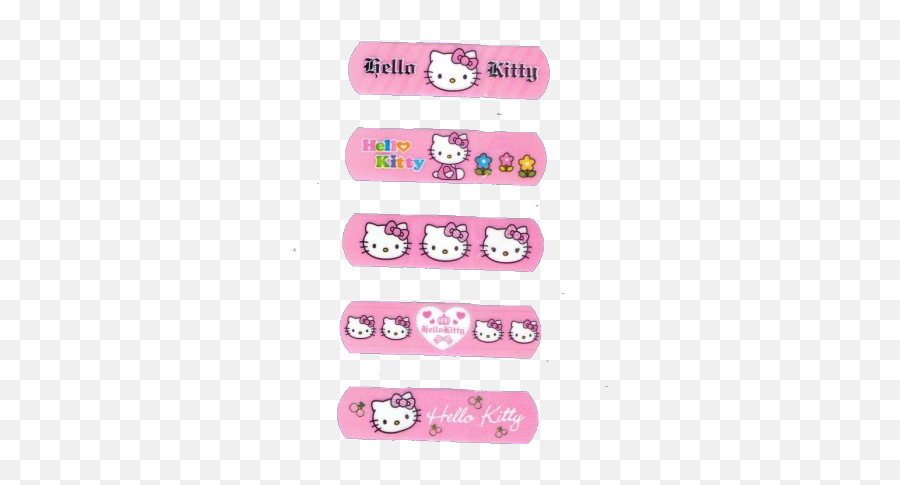 Hello Kitty Bandaid Bandages - Band Aid Hello Kitty Emoji,Emoji Bandaids