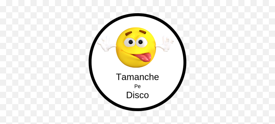 Tamanche Pe Disco - Cute Emoji Pics For Dp,Disco Emoticon