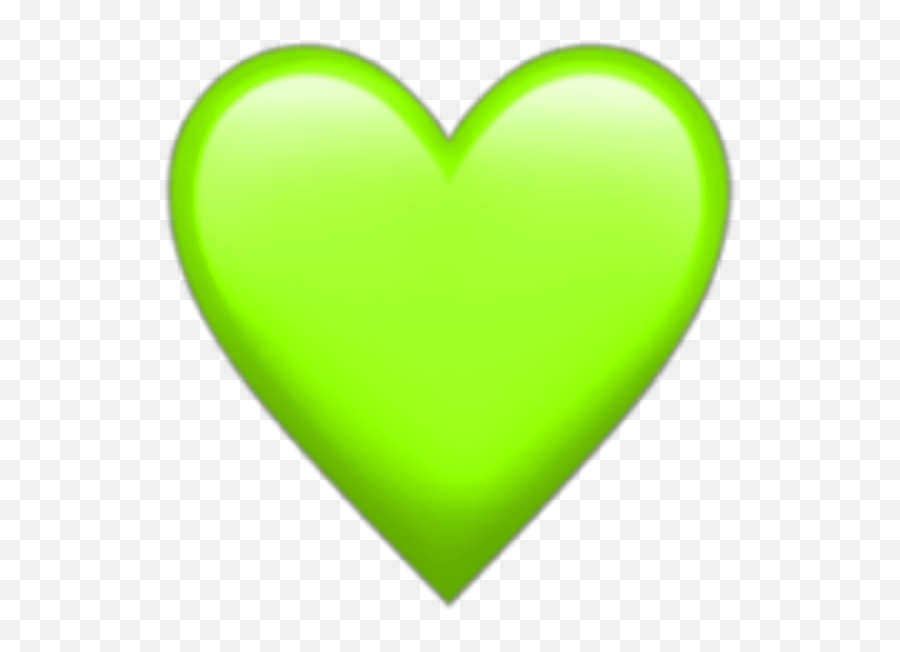 Greenemojis Emojis Emoji Iphone - Heart,Lime Emoji