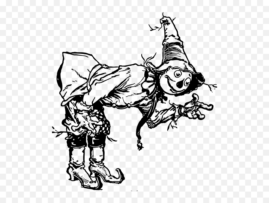 Scarecrow Bowing - Wizard Of Oz Book Scarecrow Emoji,Plant Emojis