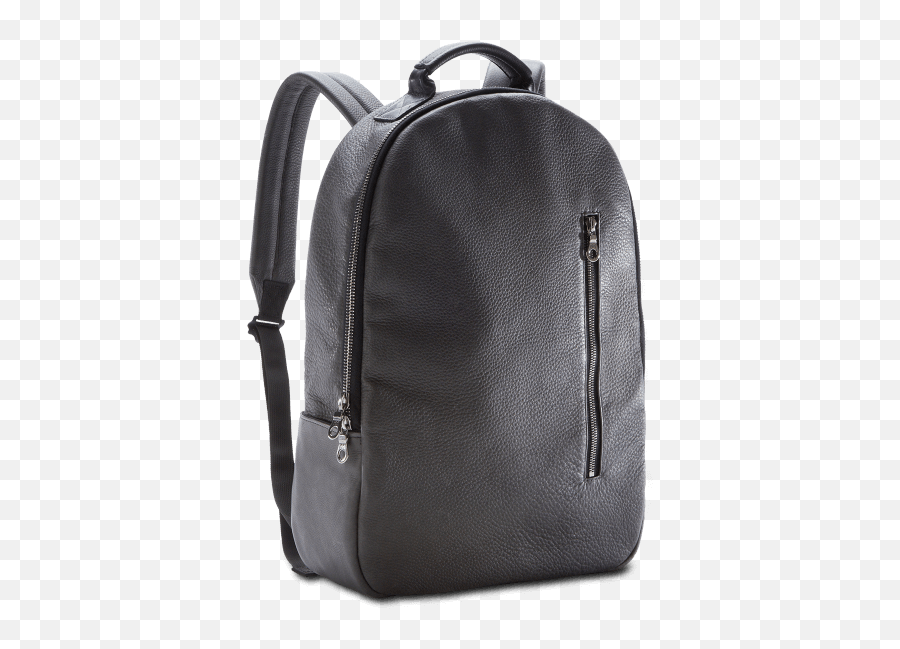 Mens Leather Backpack - Leather Backpack Png Emoji,Emoji Bookbag