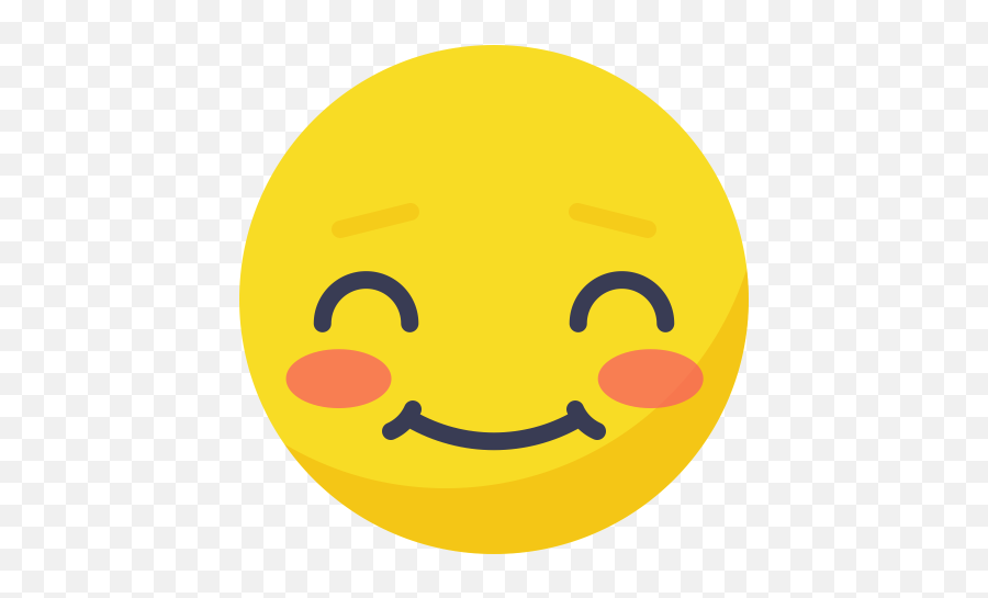 Blushing Icon Of Flat Style - Face Aw Shucks Emoji,Blushing Emojis