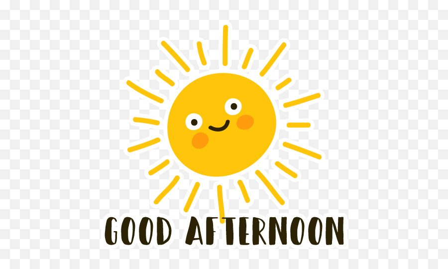 Largest Collection Of Free - Toedit Good Afternoon Stickers Nice Thursday Emoji,Good Afternoon Emoji