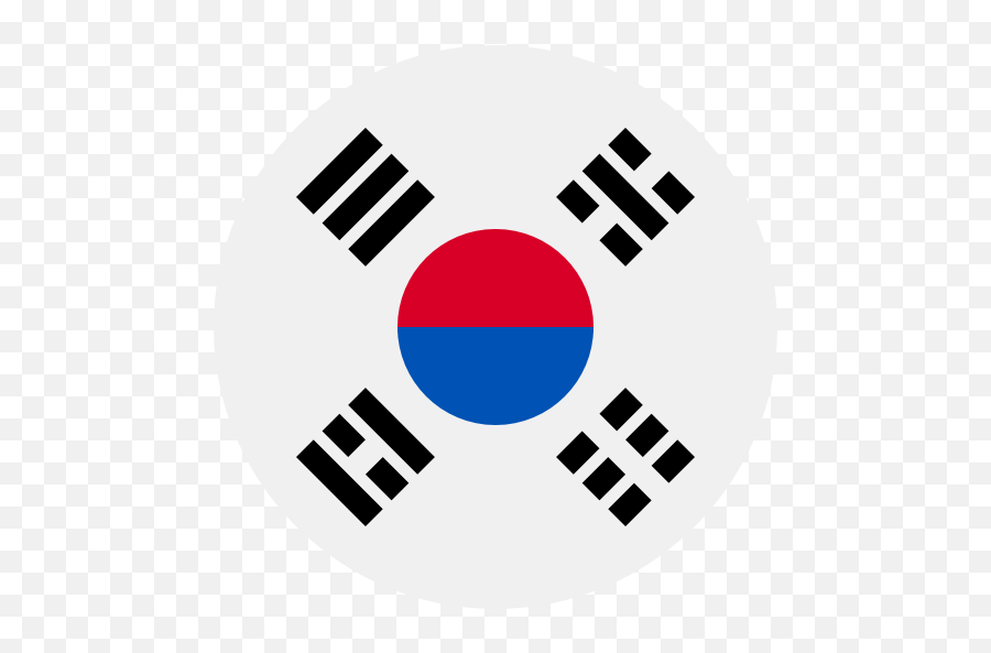 South Korea Flag Transparent Png - South Korea Flag Circle Png Emoji,South Korean Flag Emoji