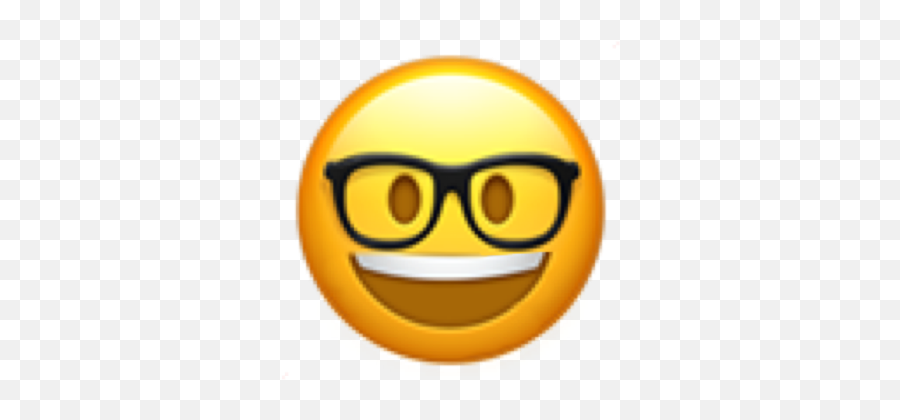 Nerd Happy Emoji Pixle22 Cute Nerdy Happier Happiest - Smiley,Emoji Mix