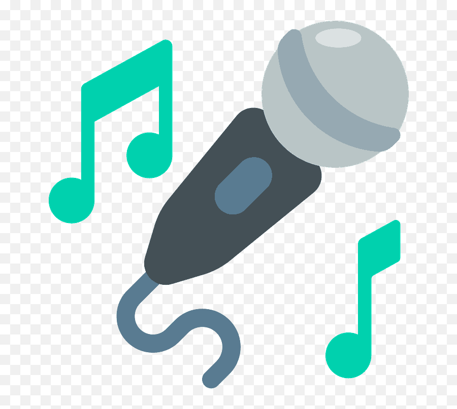 Microphone Emoji Clipart - Emojis De Microfono,Microphone Emoji Transparent