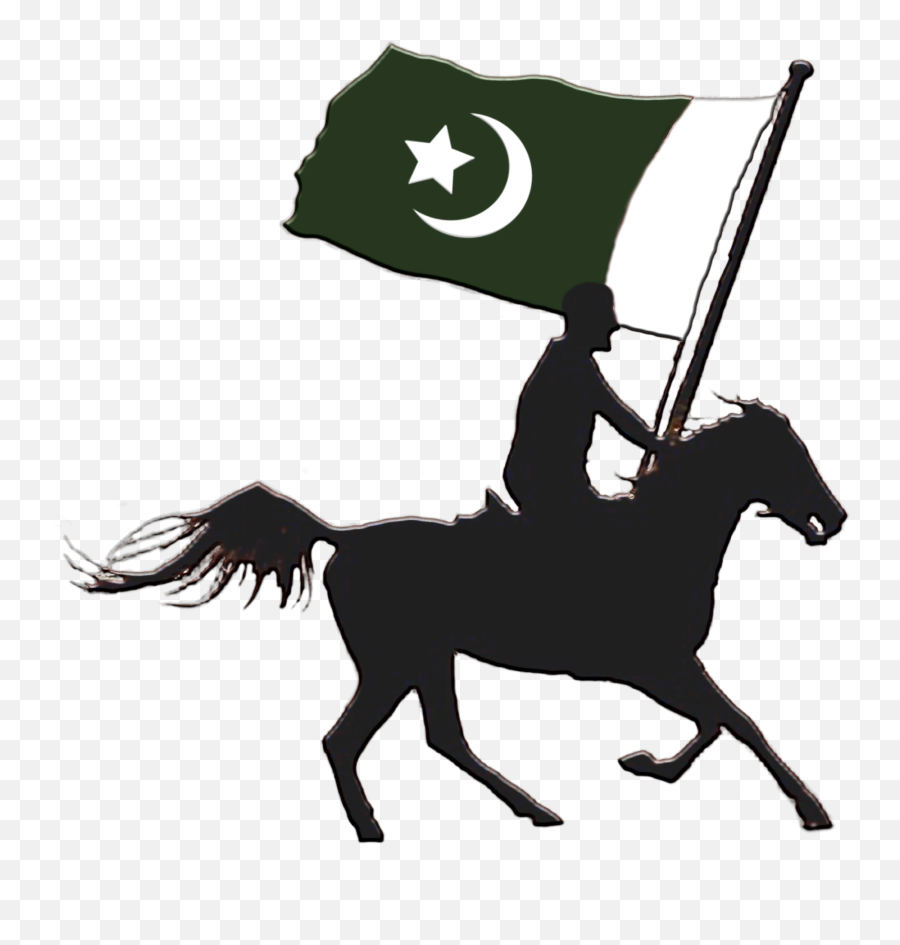 Pakistan Flag Hourse Sticker By Adil Awais Raza Emoji,Pakistan Emoji