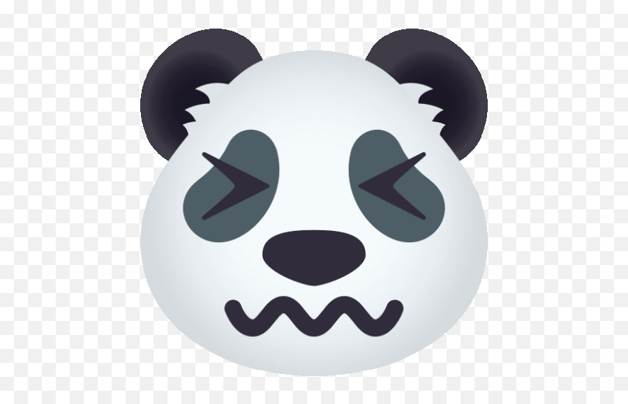 Confounded Panda Gif - Confounded Panda Joypixels Discover U0026 Share Gifs Panda Sticker Emoji,Yuck Emoji