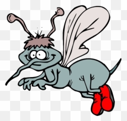 Mosquito Clipart Yellow Fever - Yellow Mosquito Cartoon Emoji,Mosquito Emoji