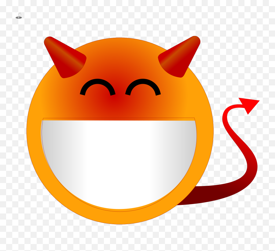 Face Devil Svg Vector Face Devil Clip Art - Svg Clipart Happy Emoji,Evil Emoticon