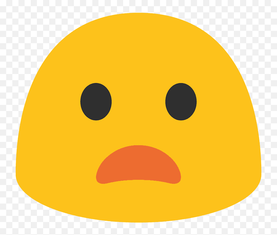 Frowning Face With Open Mouth Emoji - Android Drooling Emoji,Frown Face Emoji