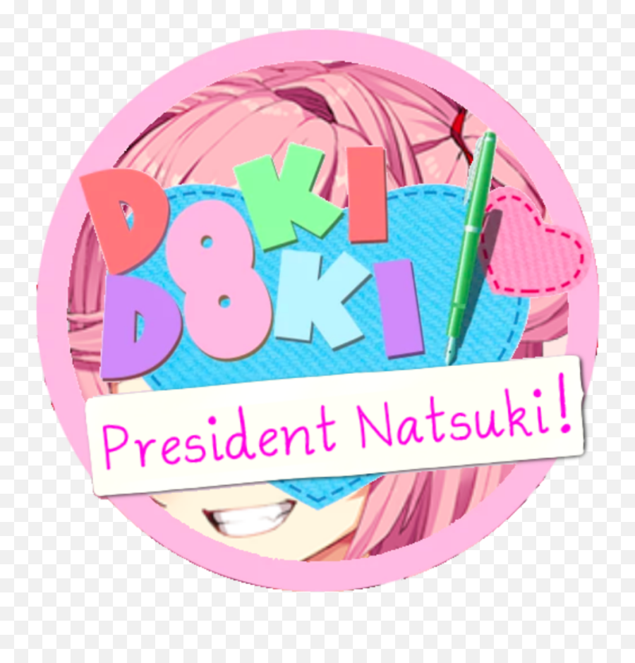 Doki Doki President Natsuki Coming Soon - Girly Emoji,2 In The Pink 1 In The Stink Emoji