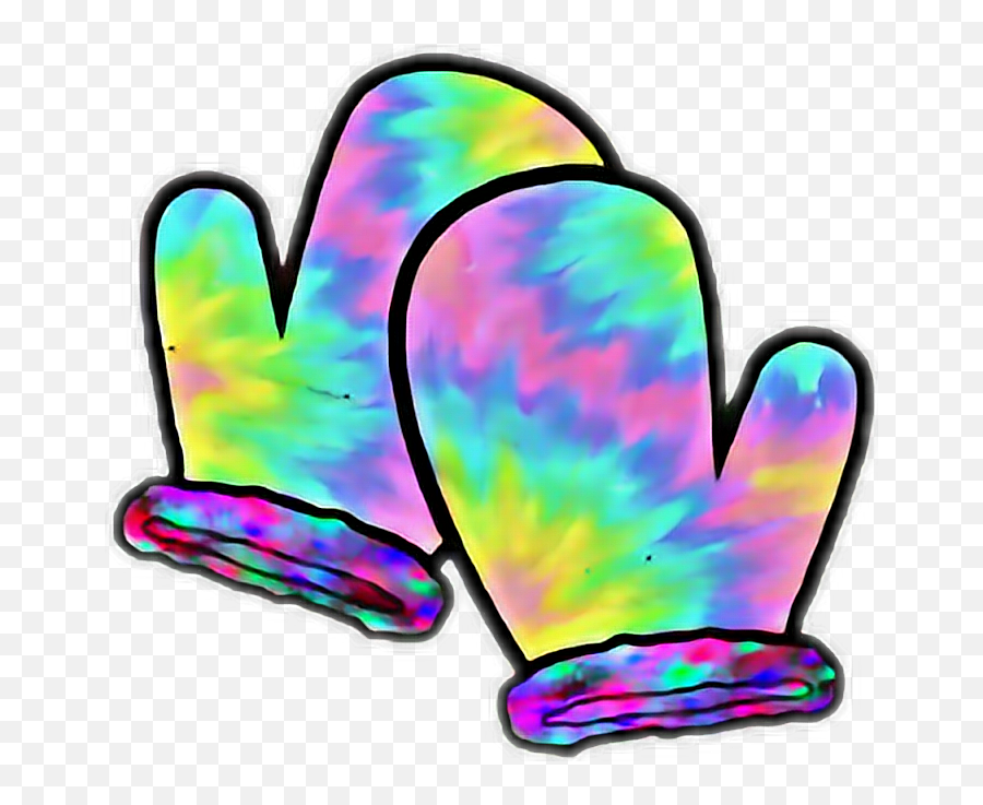 Scmittens Mittens Tyedye Sticker By Peace Love Create - Girly Emoji,Brrr Emoji