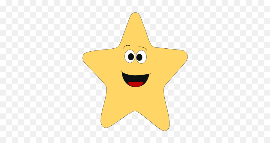 Happy Face Star Clipart - Star Face Clipart Emoji,Star Face Emoji