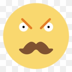 Moustache Emoji Png Icon -
