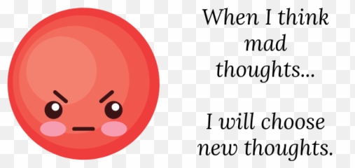 When I Think Mad Thoughts - Smile Emoji,Anger Emoji