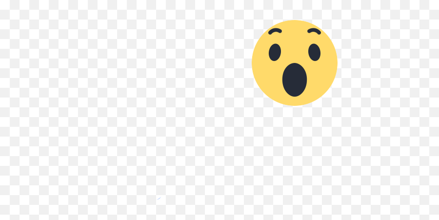 Facebook Wow Png Picture - Smiley Emoji,React Emoji