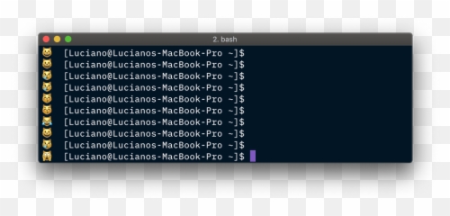 A Random Emoji In Your Terminal Prompt,Cat Emoji Text
