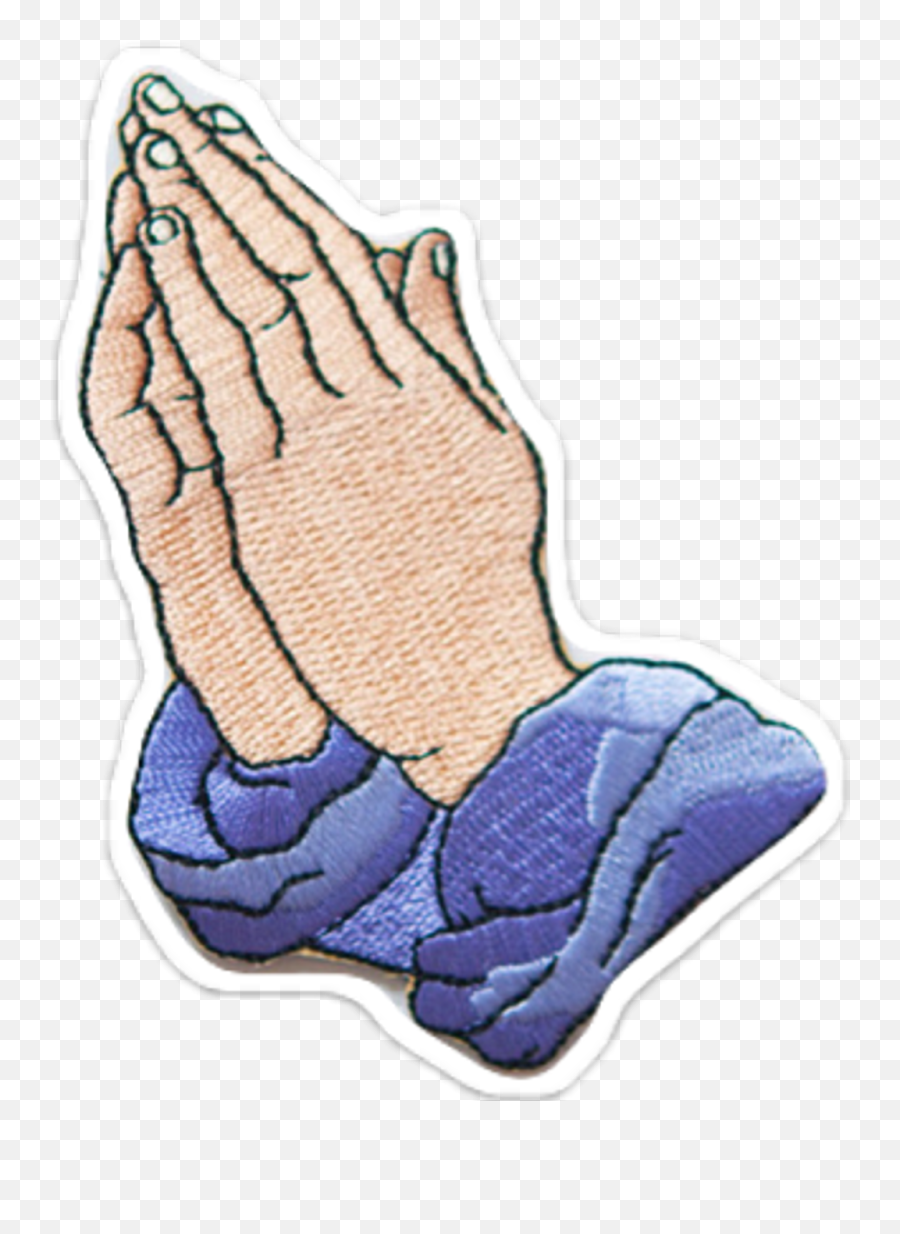Praying Hands Emoji Clip Art Prayer Emoticon - Clip Art Prayer Hand Emoji,Foot Emoji