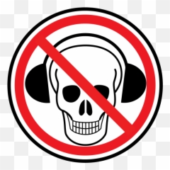 While Crossing Sign With Skull - Draw A Easy Skull Emoji,Bite Me Emoji