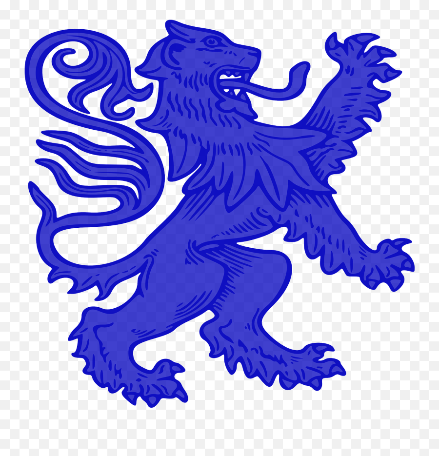 Lion Emblem Lilac Free Vector Graphics - Lion Emblem Png Emoji,Bi Pride Flag Emoji
