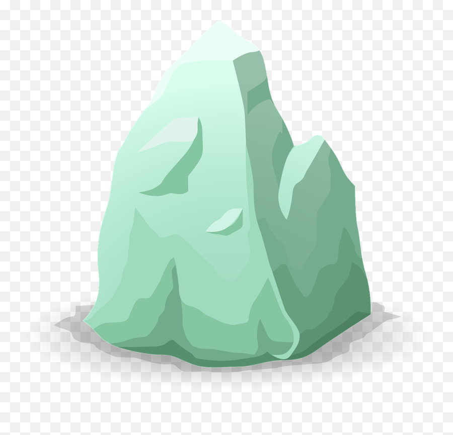 Rock Stone Nature Green Solid - Portable Network Graphics Emoji,Stone Rock Emoji